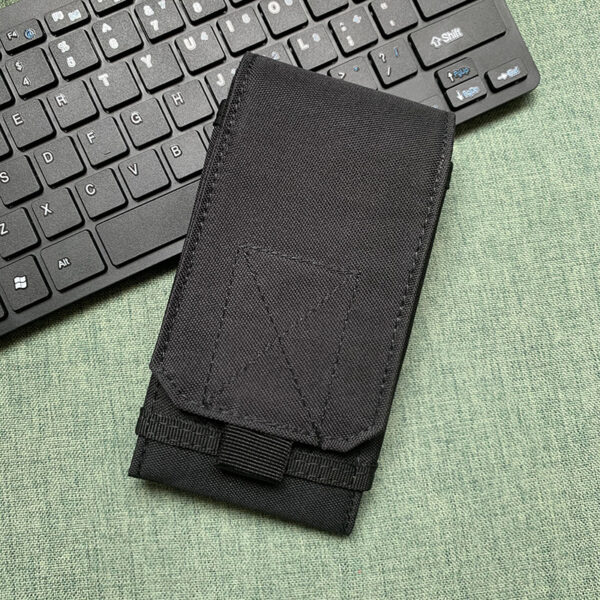 Molle Mobile Phone Bag Waist Bag Men's Sports Running Coin Purse Universal Multifunctional Vertical Belt Portable Wear Belt - Image 2