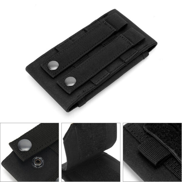 Molle Mobile Phone Bag Waist Bag Men's Sports Running Coin Purse Universal Multifunctional Vertical Belt Portable Wear Belt - Image 4