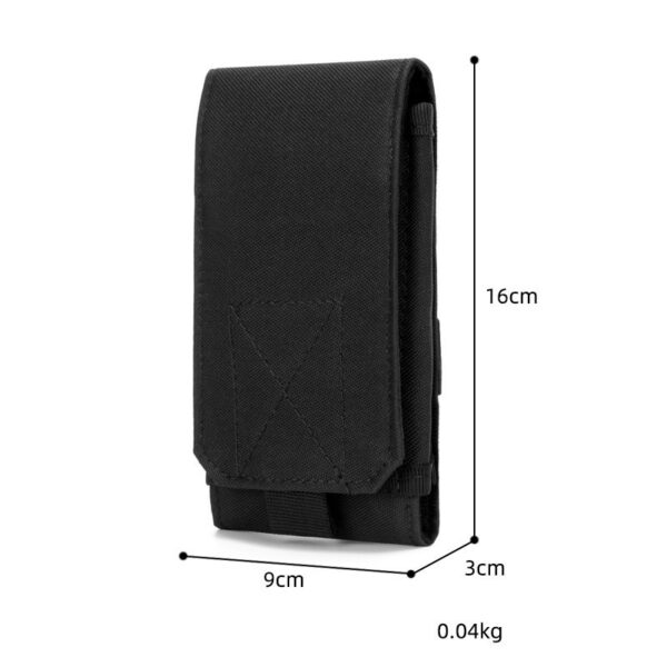 Molle Mobile Phone Bag Waist Bag Men's Sports Running Coin Purse Universal Multifunctional Vertical Belt Portable Wear Belt - Image 6