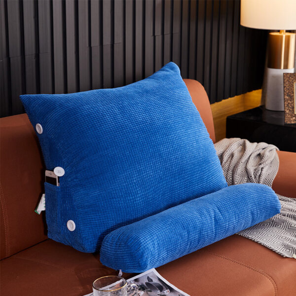 Waist Backrest Pillow Bedside Backrest Lumbar Cushion Bed Sofa - Image 6