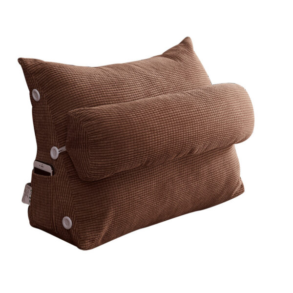 Waist Backrest Pillow Bedside Backrest Lumbar Cushion Bed Sofa - Image 4