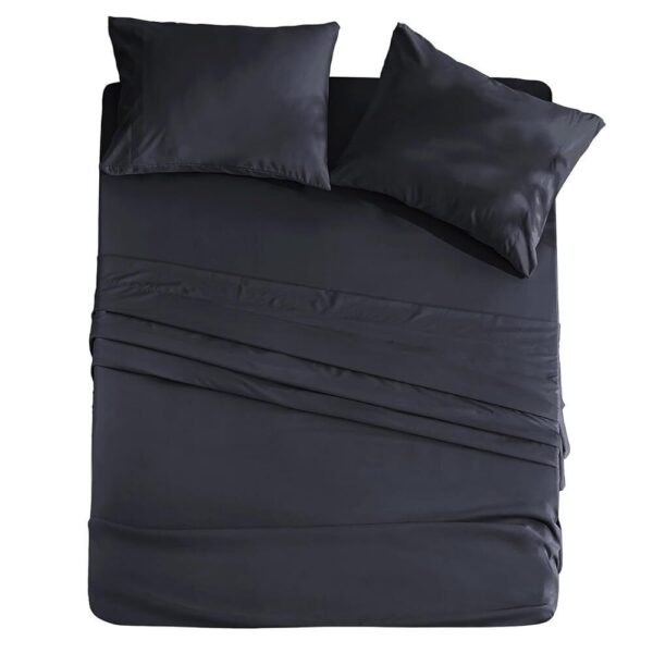 Bed Sheet Set Microfiber Comfort Deep Pocket Hotel Quality Bedding Sheet Set - Image 3
