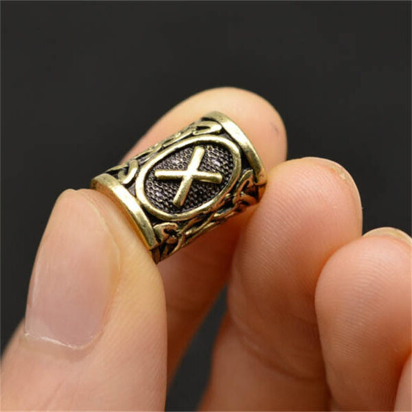 Set Of Viking Rune Beard Beads - Image 6