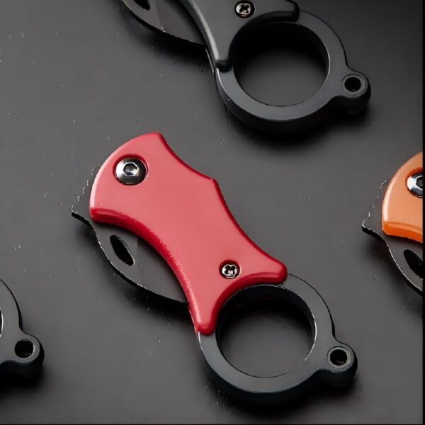 Mini Folding Knife Keychain, Pendant Gift Knife Portable High Hardness Multifunctional Knife Buckle Backpack Camping - Image 5