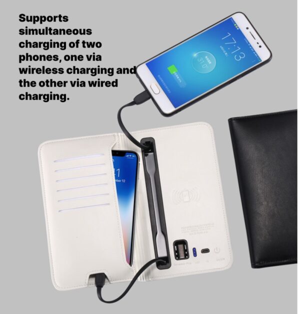 The Charging Wallet Is An Indispensable And Versatile Companion For Everyday Travel. With A Built-in Charging Module, The Battery Life Of The Mobile Phone Is Worry-free. - Image 5