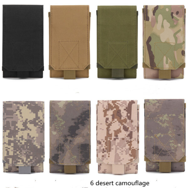 Molle Mobile Phone Bag Waist Bag Men's Sports Running Coin Purse Universal Multifunctional Vertical Belt Portable Wear Belt - Image 10