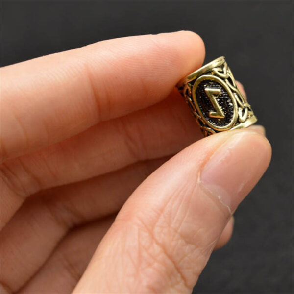 Set Of Viking Rune Beard Beads - Image 9