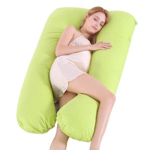 Summer Sleeping Support Pillow For Pregnant Women U Shape Maternity Pillows Pregnancy Ice Silk - Image 3