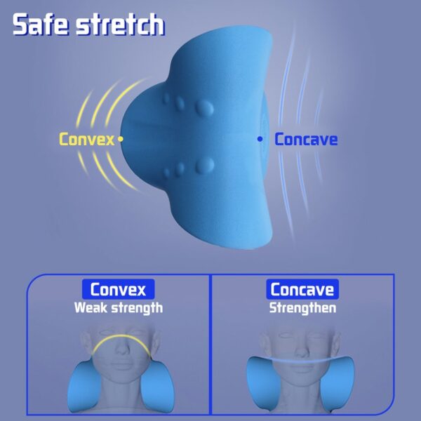 Cervical Spine Stretch Gravity Muscle Relaxation Traction Neck Stretcher Shoulder Massage Pillow Relieve Pain Spine Correction - Image 6